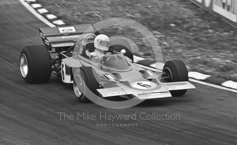 John Miles, Gold Leaf Team Lotus 72B, British Grand Prix, Brands Hatch, 1970
