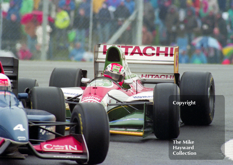 Johnny Herbert, Lotus 107B, European Grand Prix, Donington, 1993