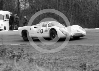 3rd place Porsche 907 2.2 of Vic Elford/Ludovico Scarfiotti, 1968 BOAC 500, Brands Hatch
