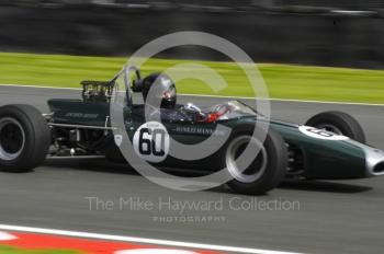 David Crowther, 1966 Brabham BT18, Retro Track and Air Trophy, Oulton Park Gold Cup meeting 2004.