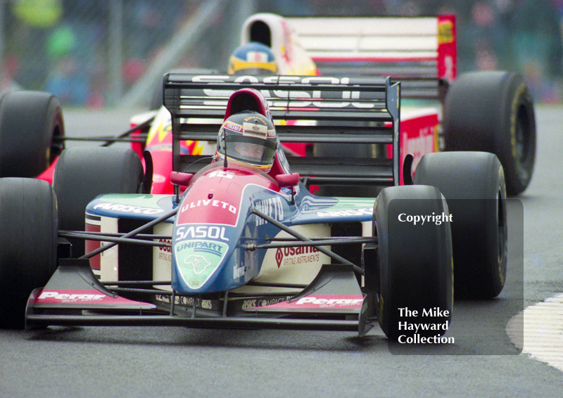 Thierry Boutsen, Jordan 193, European Grand Prix, Donington, 1993