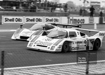 Jens Winther, David Mercer, Team Castrol, URD C83, World Sports Car Championship, 1985, Silverstone
