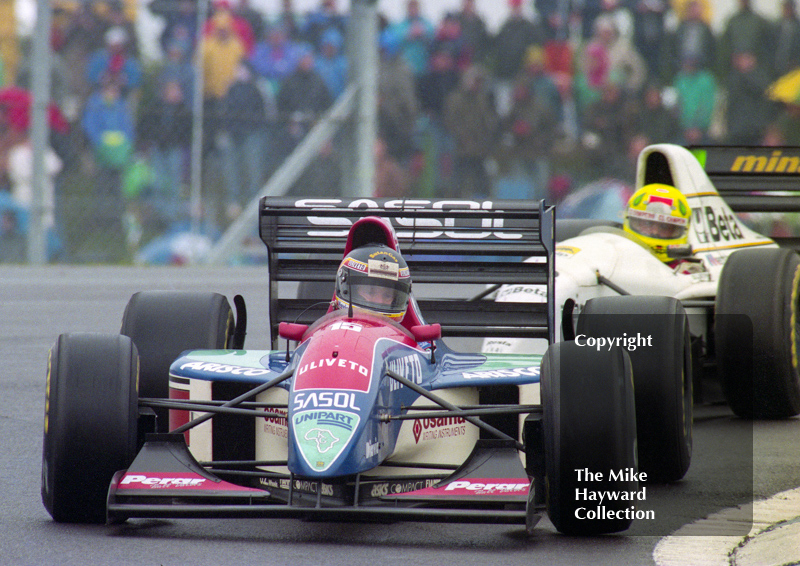 Thierry Boutsen, Sasol Jordan 193, European Grand Prix, Donington, 1993