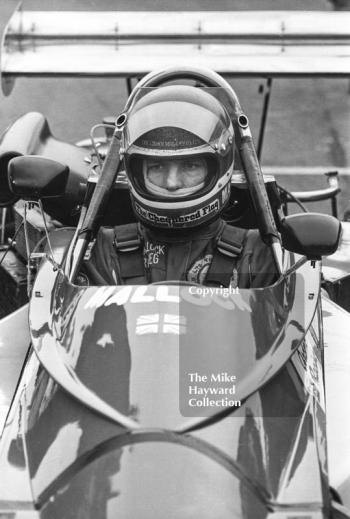 Ray Mallock, Ardmore Racing March 742 Ford BDA, BRDC European Formula 2 race, Silverstone 1975.
