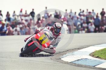 Wayne Rainey, Marlboro Team Roberts, Yamaha, Donington Park, British Grand Prix 1991. 