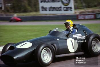 Neil Corner, BRM P25, VSCC race meeting, Donington, May 1979.
