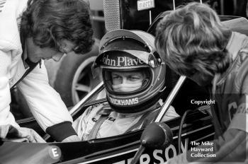 Ronnie Peterson, Project Three Racing March 752, Thruxton, Easter Monday 1975.
