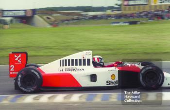Gerhard Berger, McLaren MP4-6, Silverstone, British Grand Prix 1991.
