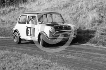 J Francis, Mini Cooper S, Loton Park, September 1968.