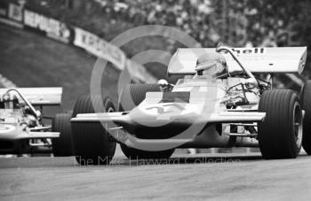 Ronnie Peterson, Antique Automobiles March Ford Cosworth 701 V8, Brands Hatch, British Grand Prix 1970.

