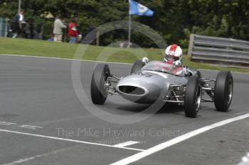 Mark Woodhouse, 1961 Lotus 20, Millers Oils/AMOC Historic Formula Junior Race, Oulton Park Gold Cup meeting 2004.