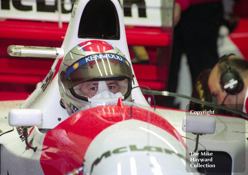Michael Andretti, Mclaren MP4/8, 1993 European Grand Prix, Donington.