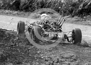Peter Meldrum at the 13th National Loton Park Speed Hill Climb meeting, September 1968.