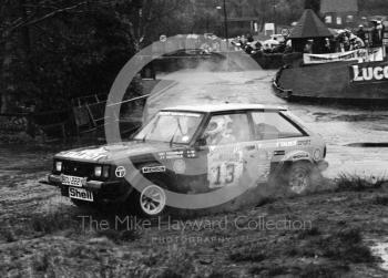 Guy Frequelin/Jean-Francois Fauchille, Peugeot Talbot, water splash, Sutton Park, RAC Rally 1982
