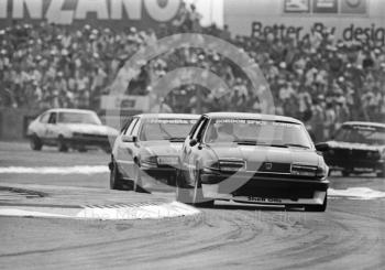 Gordon Spice, Rover Vitesse, Trimoco British Saloon Car Championship race, British Grand Prix, Silverstone, 1983.
