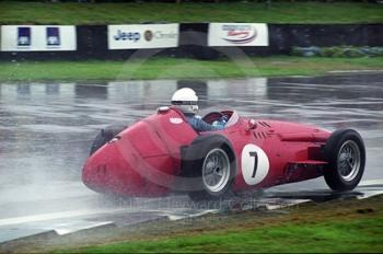 Stirling Moss, Maserati 250F, during the Richmond and Gordon Trophies, Goodwood Revival, 1999