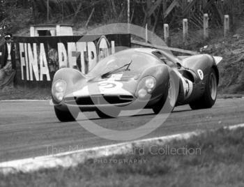 David Piper/Richard Attwood, Ferrari 412, Brands Hatch, BOAC 500 1967.
