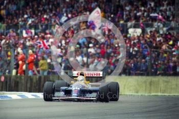 Nigel Mansell, Williams FW14B Renault V10, 1992 British Grand prix, Silverstone
